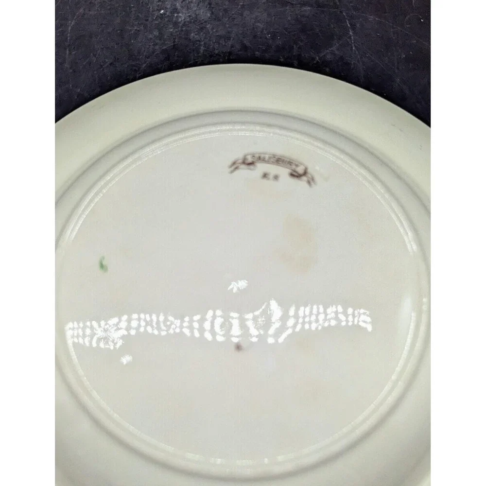 Antique Aesthetic Period Brown Transferware 10.5
